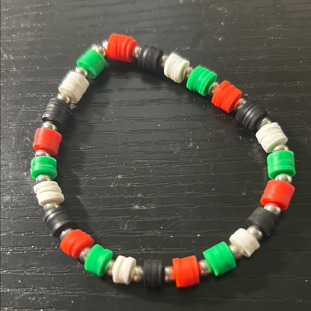 Colorful Beaded Bracelet inspired by a flag we should not forget